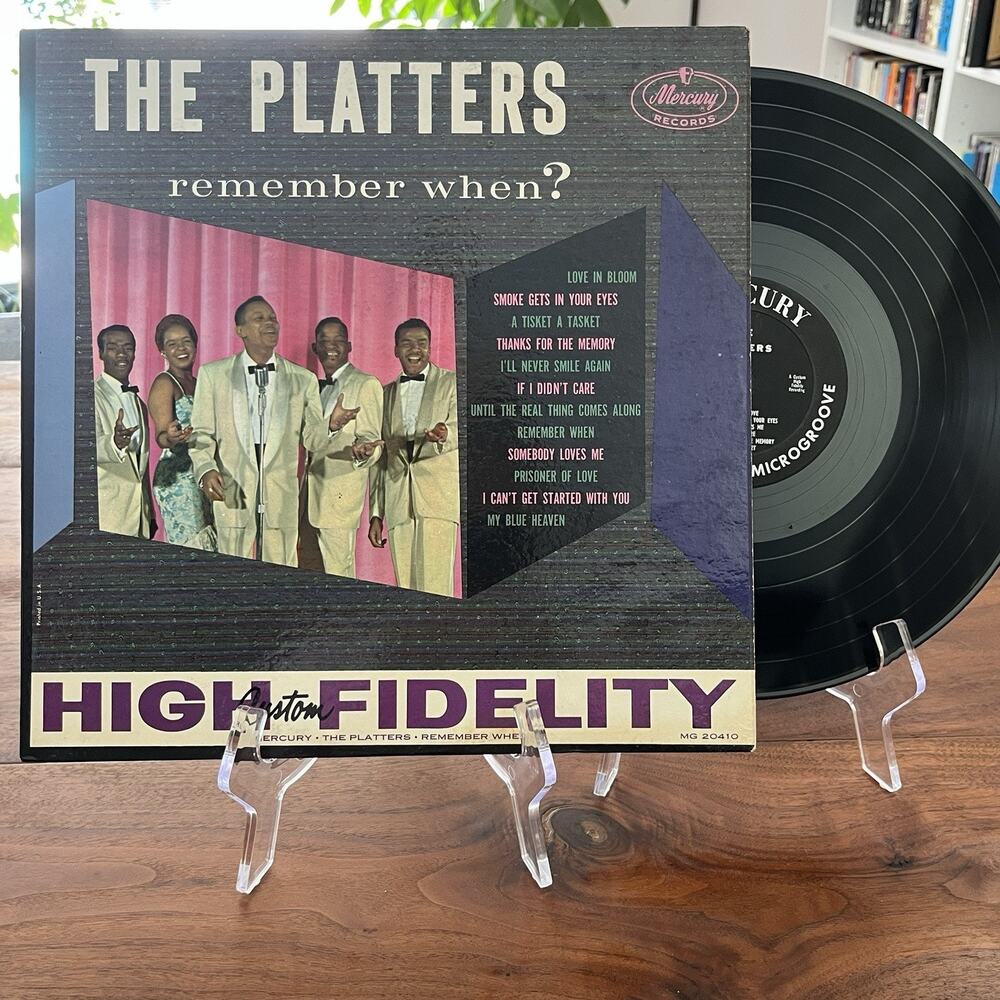 The Platters Remember When? Vinyl LP 1959 Mono Mercury MG-20410